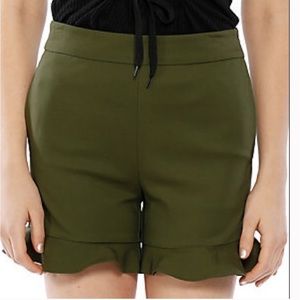 New Walter Baker Lillian short olive green size M